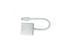 Watio Wave Adaptador - adaptador mini DisplayPort a VGA, 1 puerto, compatible con monitores VGA, material resistente, fácil conexión y uso sencillo.*