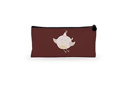 Bonamaison Digitally Printed Canvas Pencil Pouch with Zipper, Zipper Pencil Case for School, Canvas Pen Bag for Kids, Boys, Girls, 100% Cotton, Unisex, 1 Piece, 21x12 cm