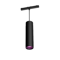 Philips Hue White and Color Ambiance, Perifo, Lampada a Sospensione Cilindrica Smart, 5.2 W, Nero