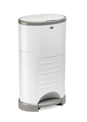 Korbell Poubelle à Couches, Économique, Écologique, Pédale de Pied, Blanche, 16 L KRM250DS 1 Unité (Lot de 1)