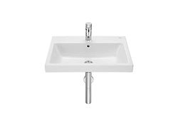 Roca, The Gap, Lavabo da parete in porcellana, bianco, 600 mm x 460 mm x 175 mm, A3270M1000