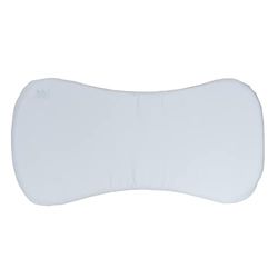 Babyline Almohada bebé Piqué Premium, Ayuda a Prevenir y Tratar la Plagiocefalia, Hipoalergénica, Transpirable y Desenfundable (2 Fundas Incluidas) (Piqué Celeste)