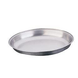 Olympia Piatto da portata ovale, 30,5 cm. Piatto senza comparti per verdure in acciaio INOX da tavola