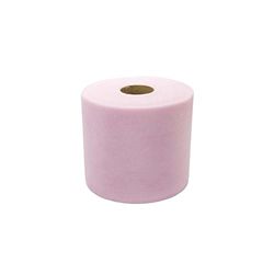 Baratti 880 - Rollo de tul de 12,5 cm de ancho, bobina de 100 metros, rosa