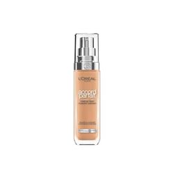 L'Oréal Paris - Fond de Teint Fluide - Hydratation 24H - Formule à l'Acide Hyaluronique - Tous les Types de Peaux - Teinte : Ambre Doré (7.D) - Accord Parfait - 30 ml