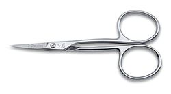 3 Claveles 12005 - Forbici per manicure, curve, inossidabili, 4"