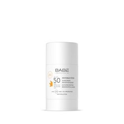 LABORATORIOS BABÉ - Fotoprotettore solare invisibile SPF 50 | Finitura invisibile | Applicazione facile | Formato stick | 30g