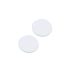 WKS Brillenglas, rond, helder, gelaagd glas, Ø 50 mm, ca. 3 mm, helder, splintervrij, 1 paar reserveglazen voor veiligheidsbril