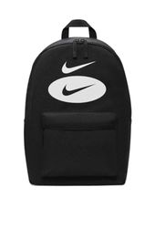 Nike Unisex – vuxen Heritage ryggsäck, svart/svart/summit vit, en storlek
