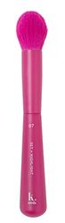 KRASH TOOLS Pennello 07 ILLUMINATORE SIGILLATO | SEETING HIGHLIGHTER Pennello per fissare il trucco e applicare illuminatore - Pennello sintetico Tupido e manico ergonomico - Taglia viaggio - Vegano e Cruelty Free