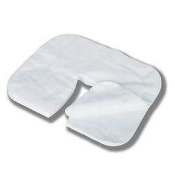 LALILL Wegwerpkussens voor de hoofdsteun voor massagestoel, 100 stuks, gezichtsbescherming, voor alle massage, therapieligoebehoren, als hygiënische hoes, neusgleufdoeken voor cosmeticatafel, salon,