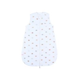 Noukie's - Zomerslaapzak 1-6 maanden (70 cm) - TOG < 1.0 - biologische chiffon - ecru - gorilla