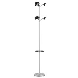 Unilux Perchero pie, Color Gris/Negro, 10x34x86 cm