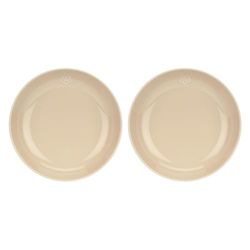 THUN - Lot de 2 assiettes creuses en porcelaine Happy Elegance