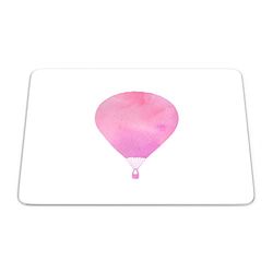 Bonamaison, Tappetino per il mouse rettangolare con stampa digitale, antiscivolo, per ufficio e casa, dimensioni: 22 x 18 cm