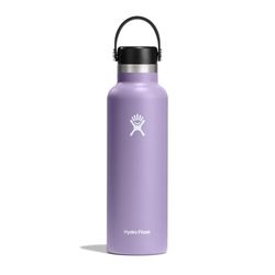 Hydro Flask - Water Bottle 621 ml 21 oz - Vacuum Insulated Stainless Steel with Leak Proof Flex Cap and Powder Coat - Standard Mouth - Moonshadow