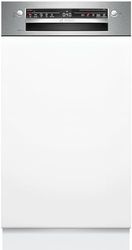 Bosch SPI2HKS42E, Série 2, Lave-vaisselle encastrable, 45 cm, 10 couverts, Home Connect, Bandeau metallic