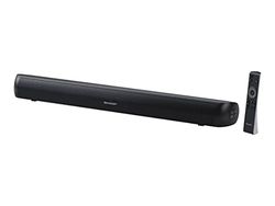 Sharp HT-SB107 2.0 Barra de Sonido, Cine en Casa, Bluetooth, HDMI ARC/CEC, USB Playback, Potencia Máxima Total de Salida 90 W, 65 cm, Color Negro