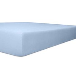 Kneer Lenzuolo con Angoli, Azzurro, 160x200x4-12cm