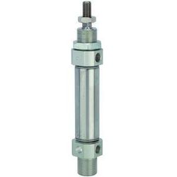 RIEGLER 114913-11.DM.40080 - Cilindro rotondo "MI", a doppia azione, diametro pistone 40, hub 80, G 1/4, 1 pz