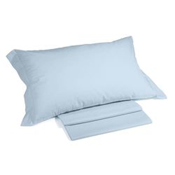 Caleffi Juego Sabanas 100% Algodon para Cama + 2 Fundas de Almohada 50x80 cm – Ropa Cama Suave, Transpirable y Lavable – Diseño Italiano Elegante - Sabanas Algodon 4 Piezas