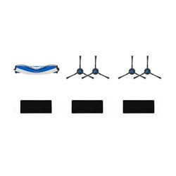 ECOVACS Standard Replacement Kit for Deebot T30 PRO OMNI / T30 OMNI Vacuum Cleaner, 1 x Anti-Tangle Main Brush, 4 x Side Brushes, 3 x Anti-Bacterial Filters, Original Accessories