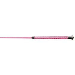 HKM Cravache -Argent 90, 8045 Pink néon