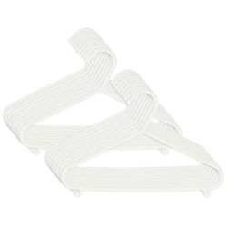 Bieco - Cabides infantis, cores lisas branco weiß tamanho: 16 Stück