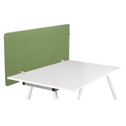 hjh OFFICE Bordsskärmvägg FLEXMIUT D1 Tyg Aluminium Grön