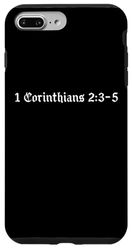 Custodia per iPhone 7 Plus/8 Plus Scrittura, 1 Corinzi 2:3-5