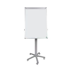 Bi-Office Lavagna Portablocco Mobile Earth, Cavalletto Treppiedi Ecologico, Superficie Cancellabile a Secco Non-Magnetica, Struttura Grigia, 700 x 1000 mm (Euro)