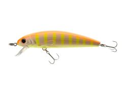 Abu Garcia Drijvend Tormentor kunstaas - verkrijgbaar in verschillende maten, ideaal voor forel, baars, snoek, snoekbaars, baars en zalm, verleidelijke actie, oranje/geel 9 cm
