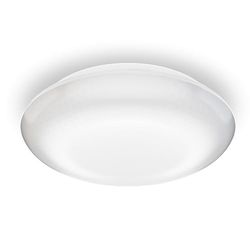 Steinel Plafonnier LED extérieur DL Vario Quattro S blanc, 4000 K blanc neutre, détecteur 360° réglable dans 4 directions, résistant aux chocs