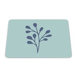 Bonamaison, Tappetino per mouse rettangolare, con stampa digitale, antiscivolo, per ufficio e casa, dimensioni: 22 x 18 cm