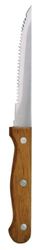 Ristorazione Apparecchio Superstore C136 coltelli da bistecca, manico in legno, colore: marrone (Confezione da 12)