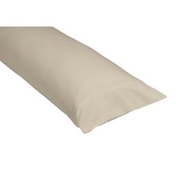 Alexandra House Living Kussensloop Qutun taupé 45 x 90 cm (2 stuks)