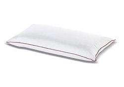 Cama express Almohada de Fibra Doble Funda | Hipoalergénica | Tratamiento antiácaros y antibacterias | Sensación Tacto Extra Suave | Medida: 120 cm