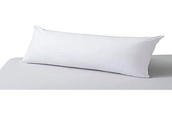 Savel - Almofada suave toque seda com capa dupla, 90 x 40 cm, firmeza alta