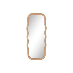 Home ESPRIT Espejo de Pared Natural Cristal Scandi 48 x 4 x 113 cm