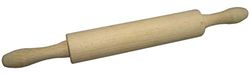 Fackelmann Rolo madeira de cozinha para amassar, adequado para substituição, folhada, pizza e massa de massas, feito de madeira de faia, cor natural, 40 x 4,5 cm