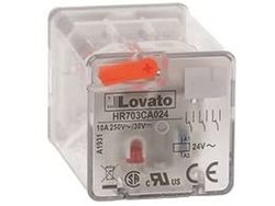 Lovato HR703CA024 3SC Rele Indust Undecal, 10 A, 24 VAC, 23 stuks