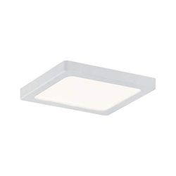 Paulmann Panel IP22 92951 Pannello LED Areo angolare incl. 1 5 Watt Opaco soffitto plastica Lampada per Soggiorno 3000 K 5 W, Matt Bianco, 310lm