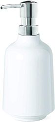 UMBRA Soap Pump Step. Pompe à savon Step. En mélamine brillante. Coloris blanc. 385ml. Dimension 8.3x19cm.