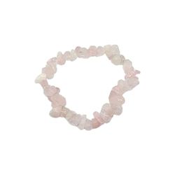 VIE Naturals Gemstone Chip Stretch Bracelet, Rose Quartz