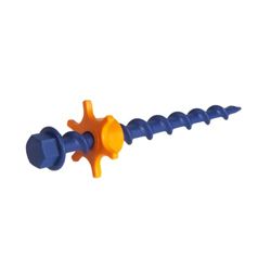 Peggy Peg Peg&Stop Lot de 6 bagues à visser avec écrou contre-écrou