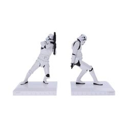Nemesis Now Officieel gelicentieerde The Original Stormtrooper boekensteunfiguren, hars, wit, 18,5 cm