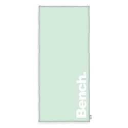 Bench strand- en saunahanddoek, pastelkleuren, 80 x 180 cm, 100% katoen, velours, met hanger, kleur: Groen, artikelnr.: 6112603537