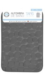 FORNOR 24553 Tapis DE Salle DE Bain en Pierre Gris FONCÉ 45 x 7