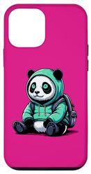 Custodia per iPhone 12 mini Panda Alieno UFO Panda extraterrestre