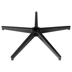 VEVOR Base de chaise de bureau de rechange, 710 mm, base de fauteuil de bureau d'ordinateur universelle, capacité de charge statique 1134 kg, avec pieds en métal renforcés, pour remplacer base, noir